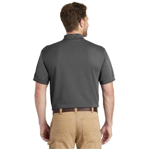 Cornerstone workwear charcoal snag proof polyester pocket polo men’s XL - Picture 3 of 4